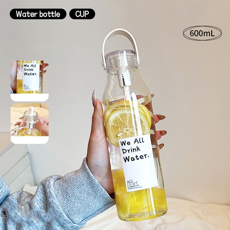 Garrafa de água de vidro espes - Outdoor Sport Glass Water Bottle avaliação e preço